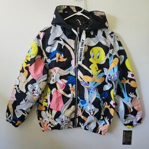 Looney Tunes Members Only Jacket S Bugs Bunny Tweety Rare Cartoon Windbreaker